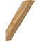 Ekena Millwork 6"W x 28"D x 34"H Traditional Rough Sawn Knee Brace, Western Red Cedar BRC06X28X34TRA00RWR - alternate 1